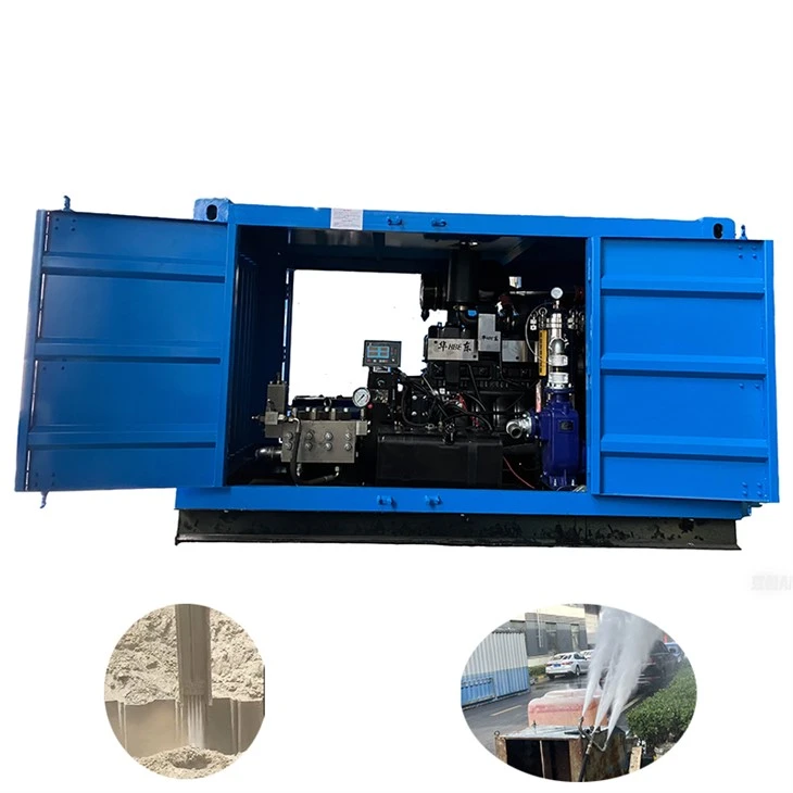 220LPM High Pressure Water Jet Assisted Drilling Piling Machine