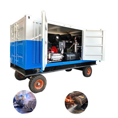 22000Psi Industrial Tube Bundle Cleaning Hydro Blasting Machine
